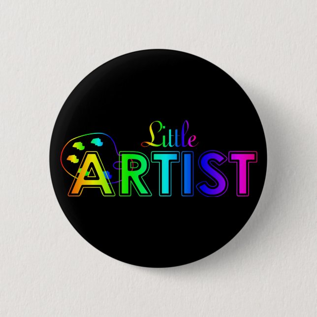 Little Artist Button (Front)