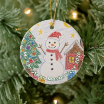 Little Artist Christmas Memory Keepsake