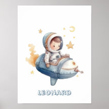 Little Astronaut's Airplane Customizable