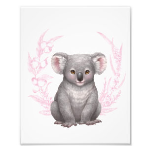 Little Aussie Friends - Koala - Colour Photo Print
