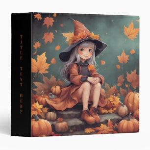 Little Autumn Witch Sterling Silver Necklace Binder
