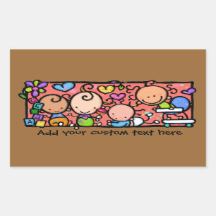 Little Babies at play Custom promo sticker
