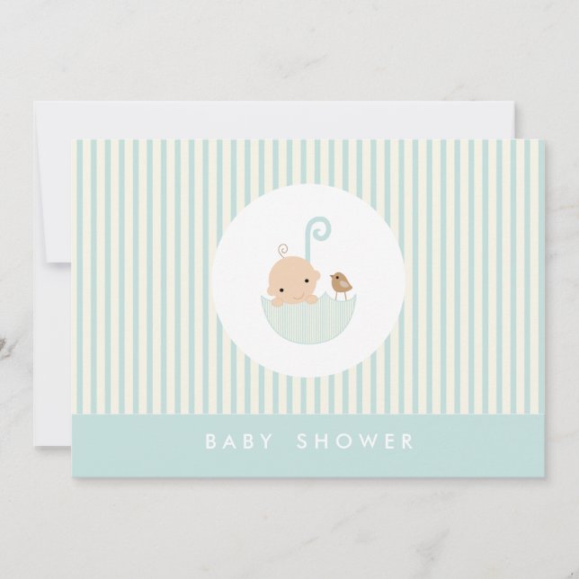 {little baby}  baby shower invitation (Front)