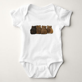 Little baby guinea pig butts baby bodysuit