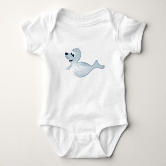 'Little Baby Love Seal' Seal Character Romper