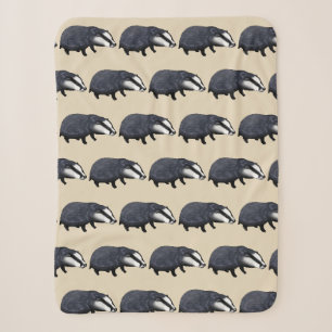 little badger sherpa blanket
