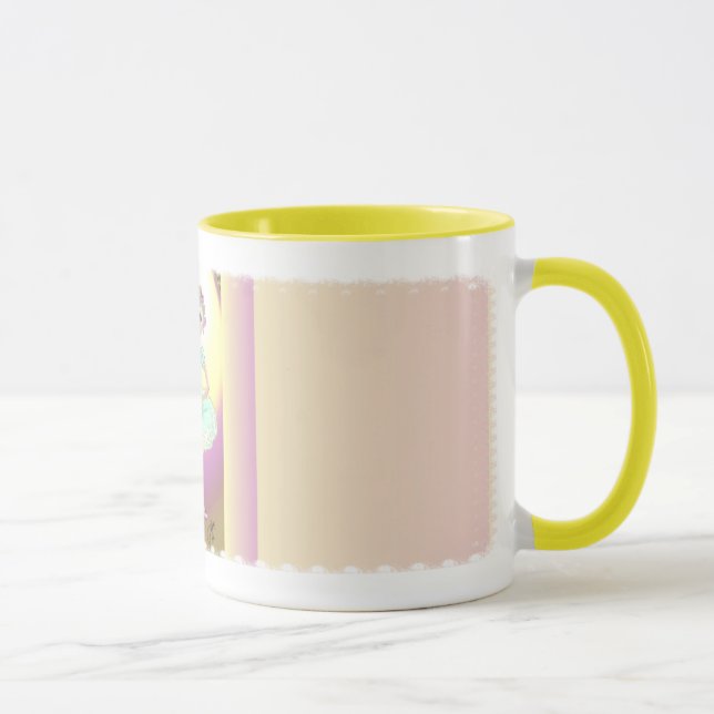 Little Ballerina in Green Tutu Mug (Right)