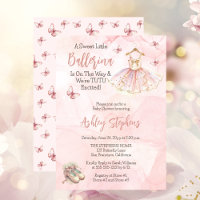 Little Ballerina Is On The Way Tutu Baby Shower