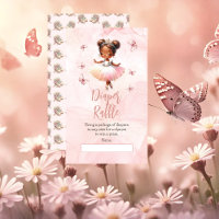 Little Ballerina Pink Baby Shower Diaper Raffle