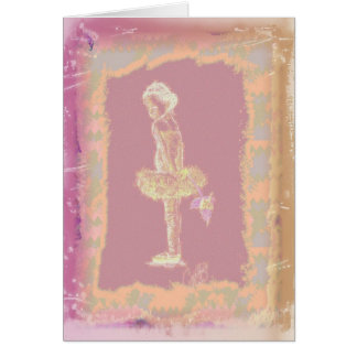 Little Ballerina With Rose