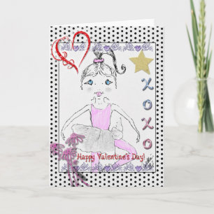 Little Ballerina "XOXO" Holiday Card