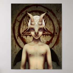 LITTLE BAPHOMET POSTER