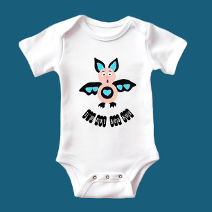 Little bat boy baby bodysuit