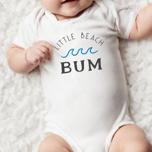 Little Beach Bum Beach Baby Boy  Bodysuit