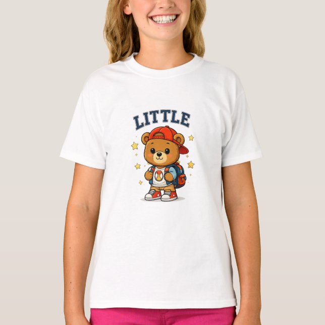 Little Bear Backpack T-Shirt (Front)