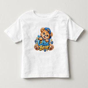 Little Bear Boy Blue Design (Boy) Toddler T-shirt
