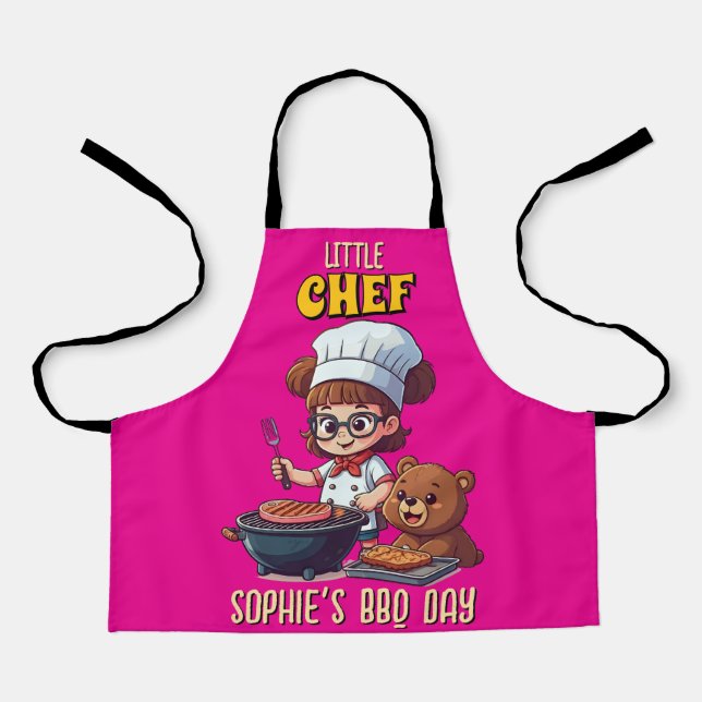 Little Bear Chef Barbecue Day Apron (Front)