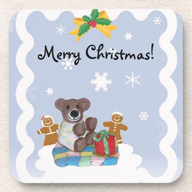 Little Bear Christmas Coasters (Front)