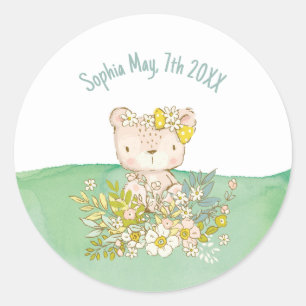 Little Bear Collection Round Sticker