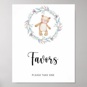 little bear is on the way \  Favours Poster