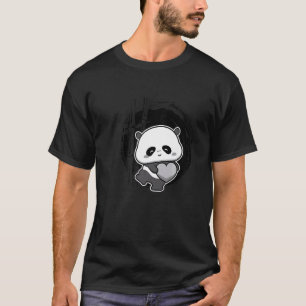 Little Bear Panda Heart Cute Animal For Men Women T-Shirt