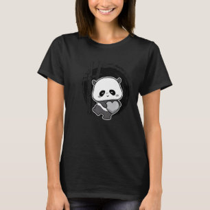 Little Bear Panda Heart Cute Animal For Men Women T-Shirt