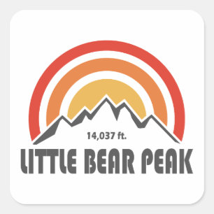Little Bear Peak Square Sticker