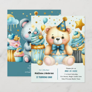 Little Bear Turning ONE - Wild One 1st Birthday