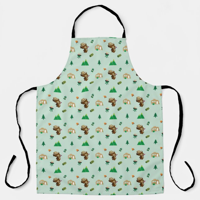 Little bear's camping trip apron (Front)