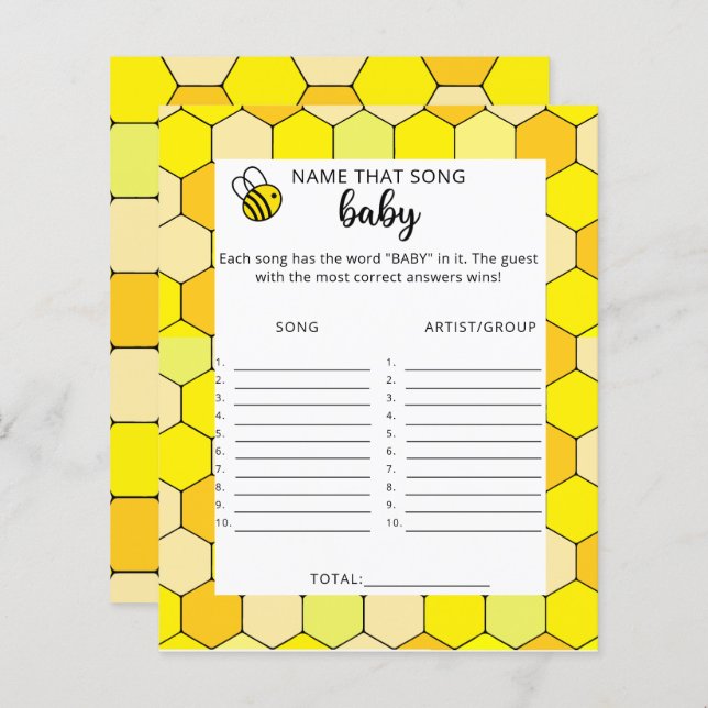 Little Bee Baby Song (Front/Back)