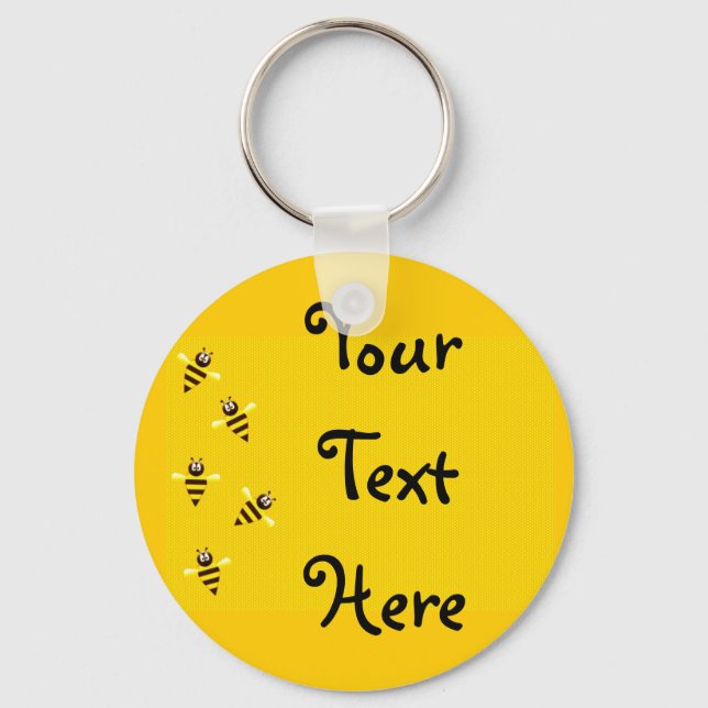 Little Bees Keychain (Front)