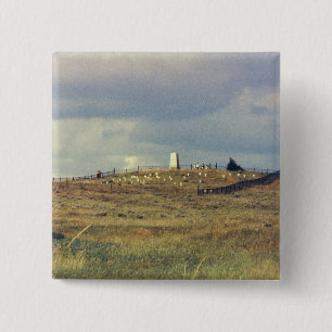 Little Bighorn Battlefield National Monument (phot 2 Inch Square Button