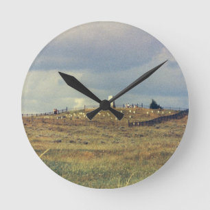 Little Bighorn Battlefield National Monument (phot Round Clock