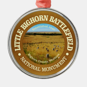 Little Bighorn Battlefield (NM) Metal Ornament