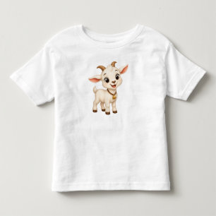 Little Billy Goat: Cheerful Farm Friend Toddler T-shirt