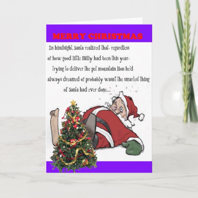 Little Billy Holiday Card (Front)