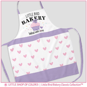 Little Bird Bakery Pink Cupcake Apron