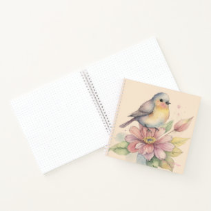 Little bird bullet journal notebook