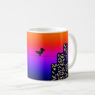Little bird in the Big City Coffee Mug