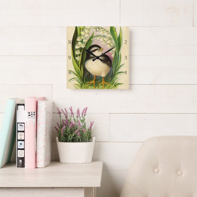 Little Bird - Modern Edge Clock (Reading Room)
