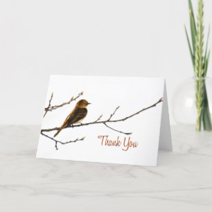Little Bird Thank You Note Card