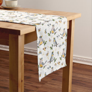 Little Birds and Butterflies Pattern Short Table Runner