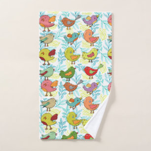 Little Birds gang pattern    Hand Towel