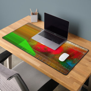 "Little Bit of Abstract Watercolor" Desk Mat