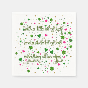 Little Bit of Irish Luck-Paper Napkins