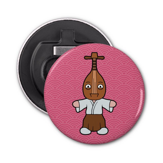 Little Biwa-bokuboku Yokai Bottle Opener (Front)