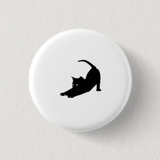 Little Black Cat  1 Inch Round Button