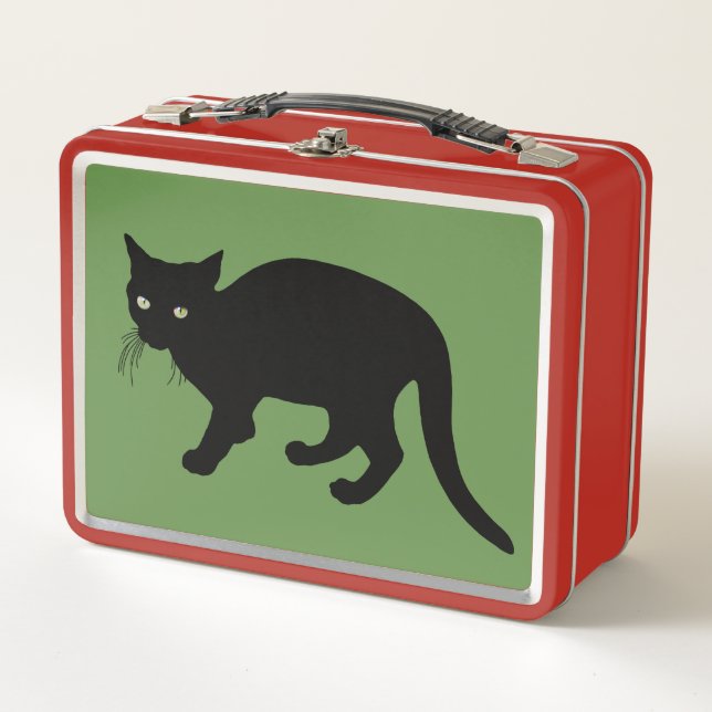Little Black Cat Lunch Box (Front)