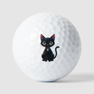 Little Black Cat - Spooky Golf Balls