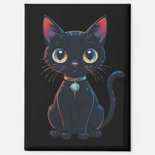 Little Black Cat - Spooky Magnet